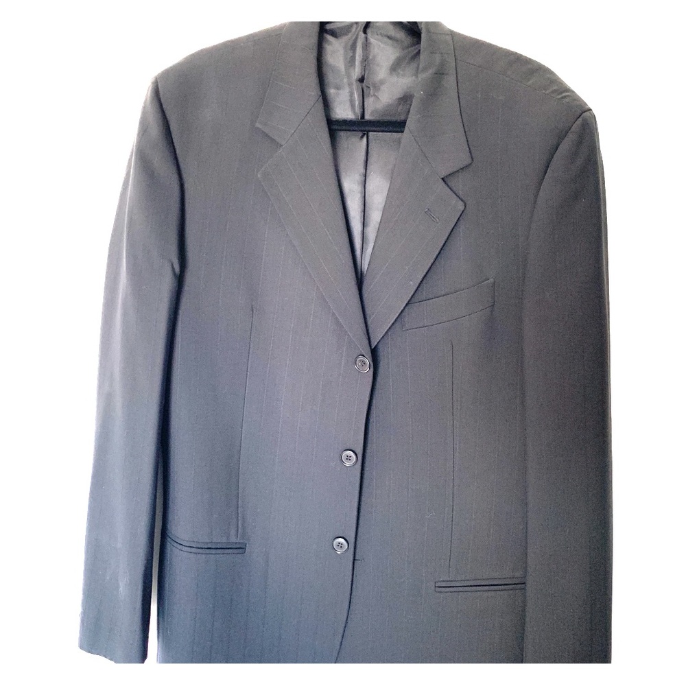 Italian pinstripe suit
